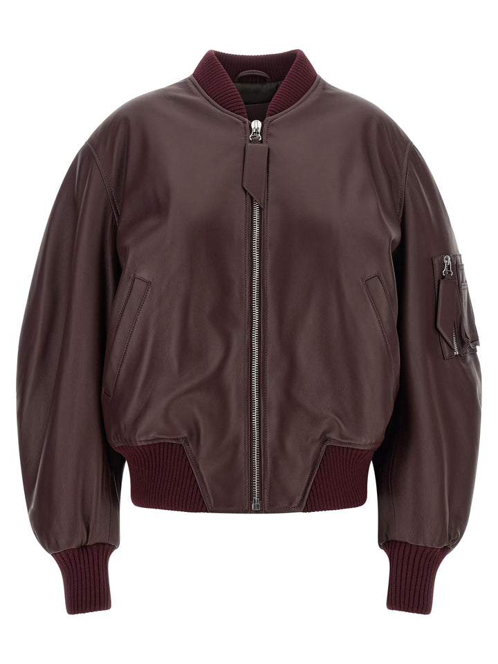 The Attico Anja Puffer Jackets - Bordeaux | da374e2d9c9cae5ae7078da70704ba07274aedaa