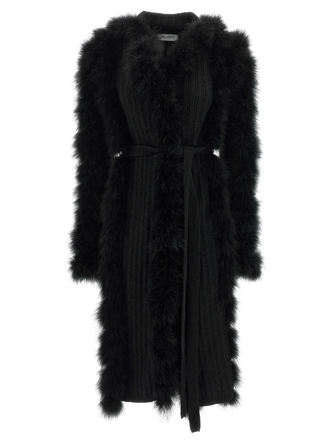 The Attico Dressing Gown Coat Trench e Impermeabili - Nero | af55b79a8eb79bb601b4bb0a067bd946dca3dde8