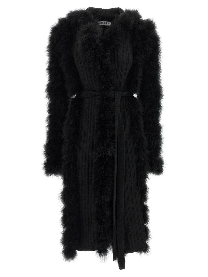 The Attico Dressing Gown Coat Trench e Impermeabili - Nero | af55b79a8eb79bb601b4bb0a067bd946dca3dde8