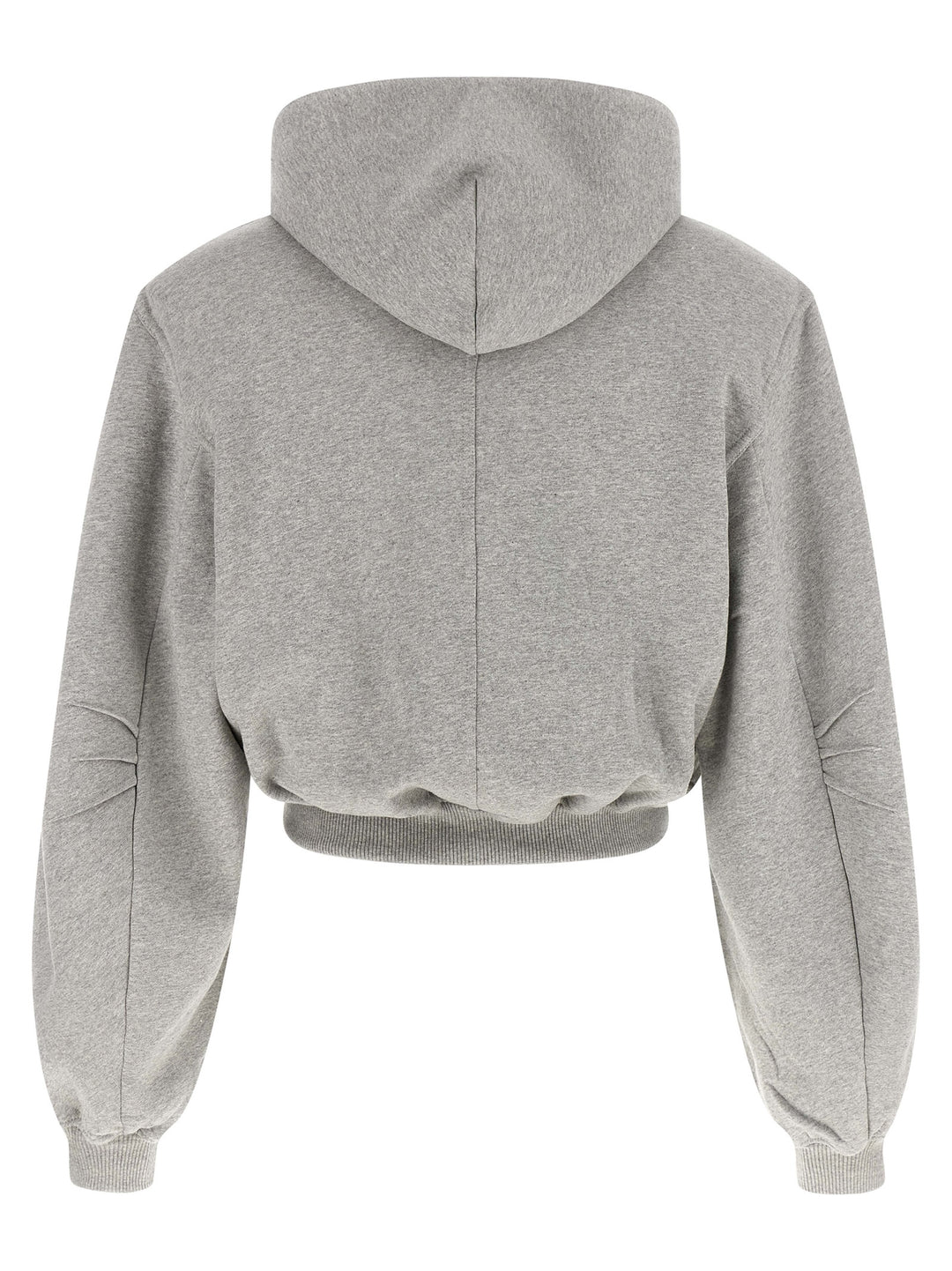 The Attico Cropped Hoodie Felpe - Grigio | ed6cea6a669b8fca56c1f152573ba6b41aa52309