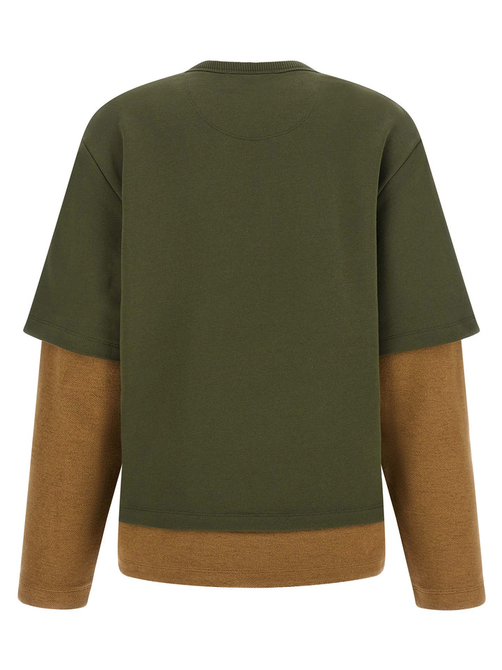 The Attico Trompe L'oeil Felpe - Verde | 512b753b9087899dd205578dd2df44aa4d3d530e