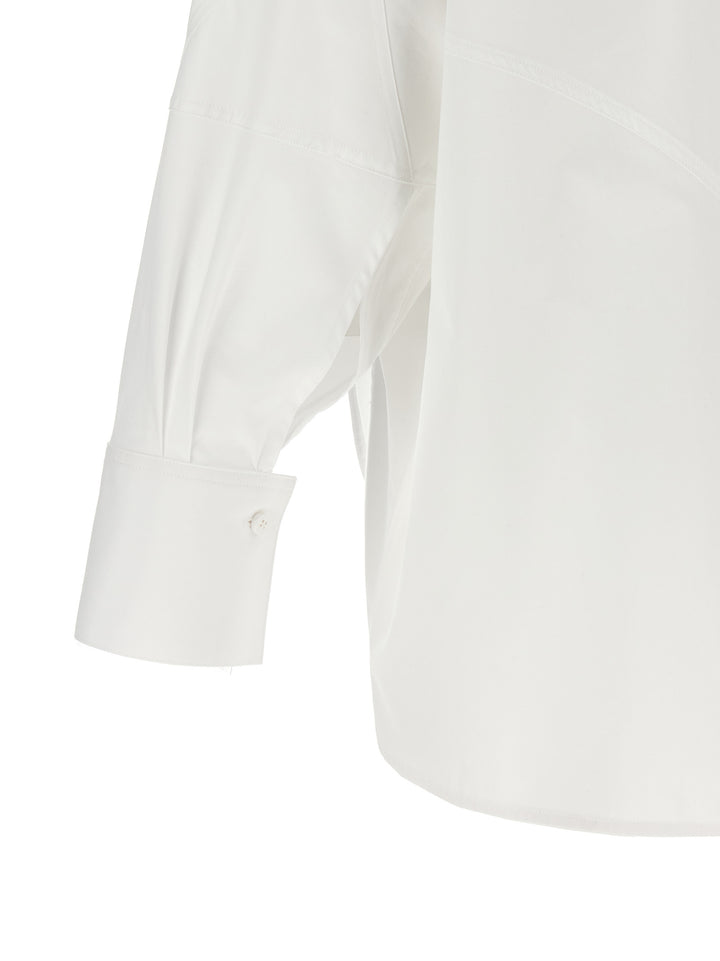 The Attico Shaped Hem Shirt Camicie - Bianco | 399449ad7b5ed7e5f15a01082f2f9e349b93f2b5