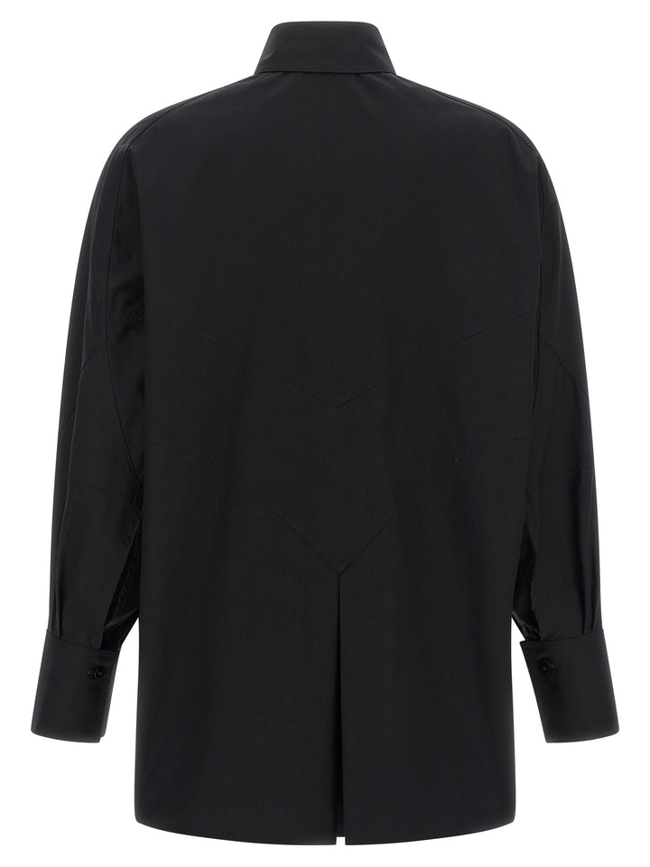 The Attico Shaped Hem Shirt Camicie - Nero | 37138dc4243cbca1f4850eaa0d386f6a4dd61c7f