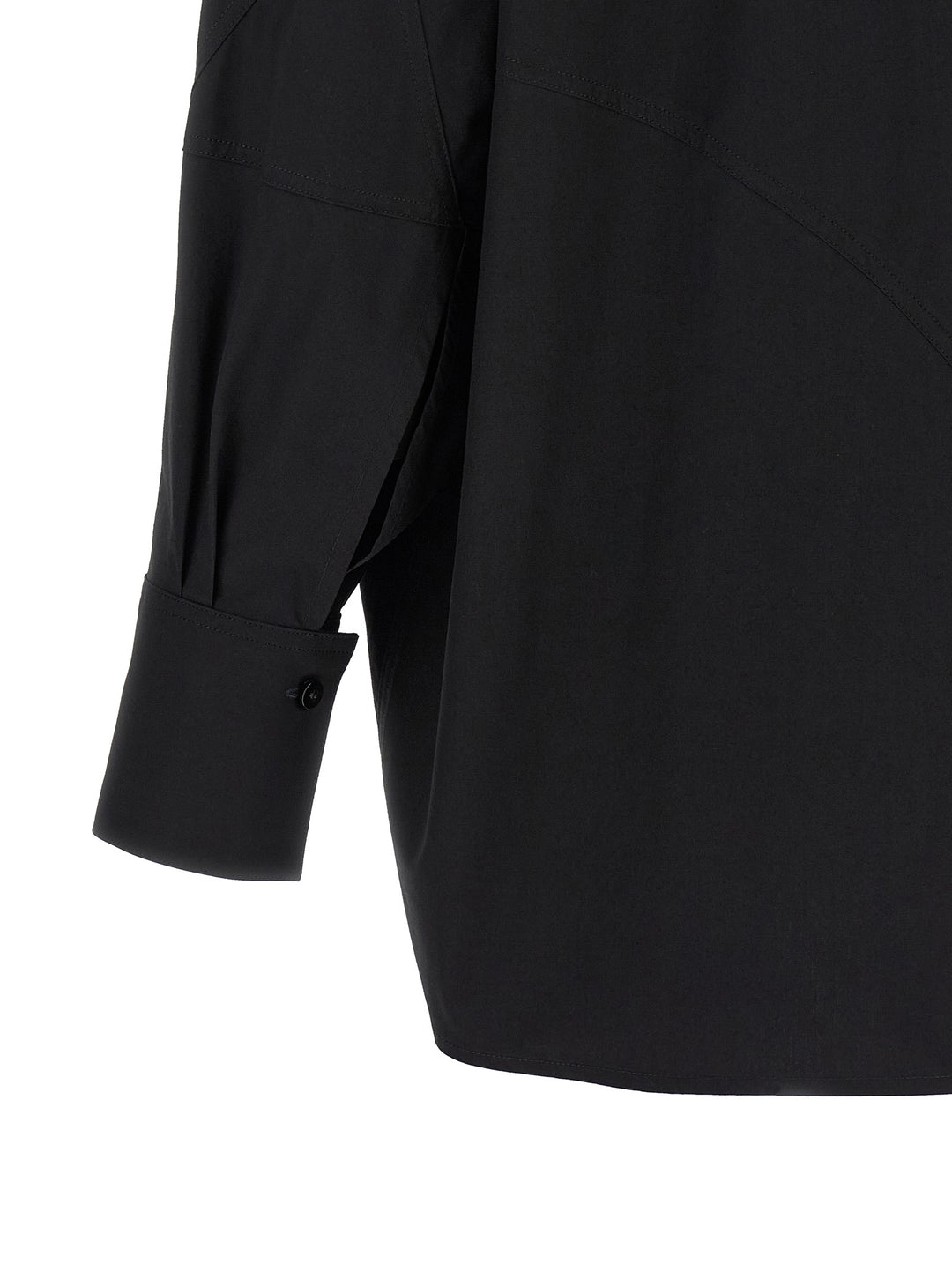 The Attico Shaped Hem Shirt Camicie - Nero | e85e67b36650edaf4677c8f9746c48f7454d8b50