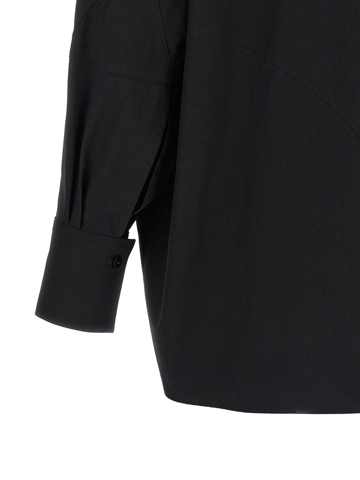 The Attico Shaped Hem Shirt Camicie - Nero | e85e67b36650edaf4677c8f9746c48f7454d8b50