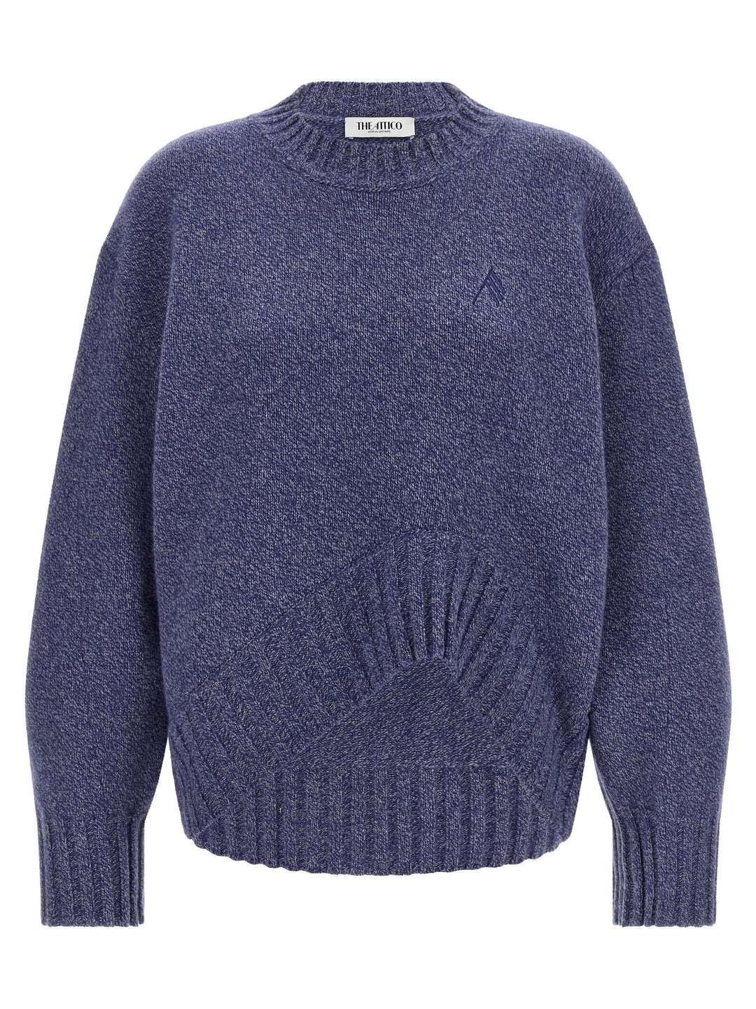 The Attico Asymmetrical Hem Sweater Maglioni - Blu | a74244741404937911dd46ee795b772845b87001