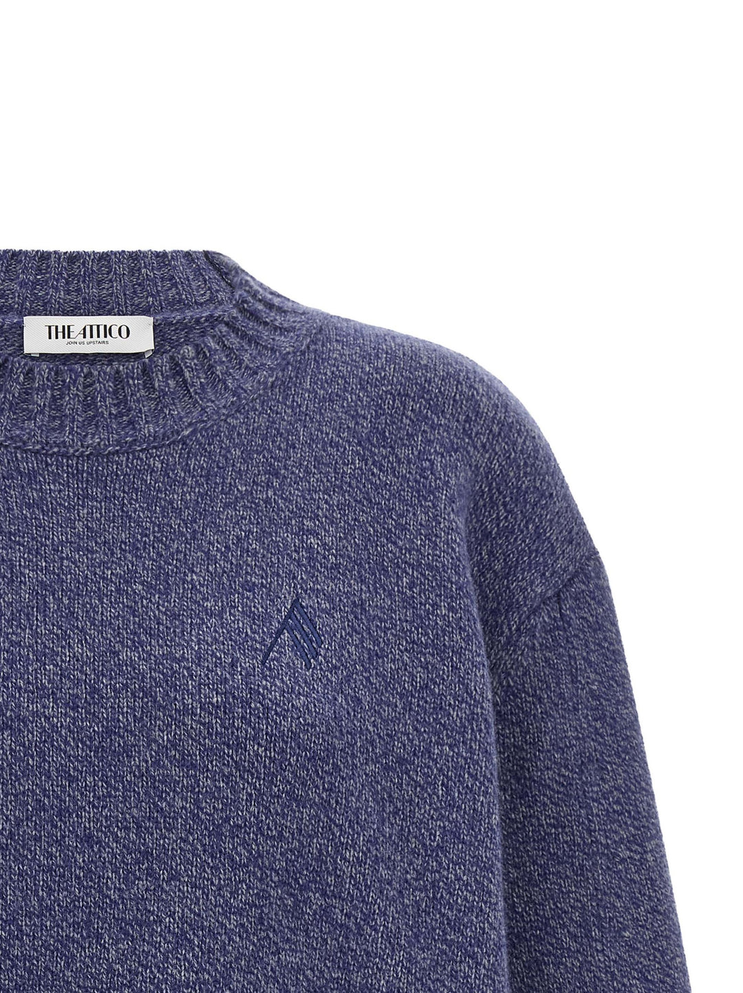 The Attico Asymmetrical Hem Sweater Maglioni - Blu | f8e5fd563e5345cdaeb4fe91a97fd776bbb3363c