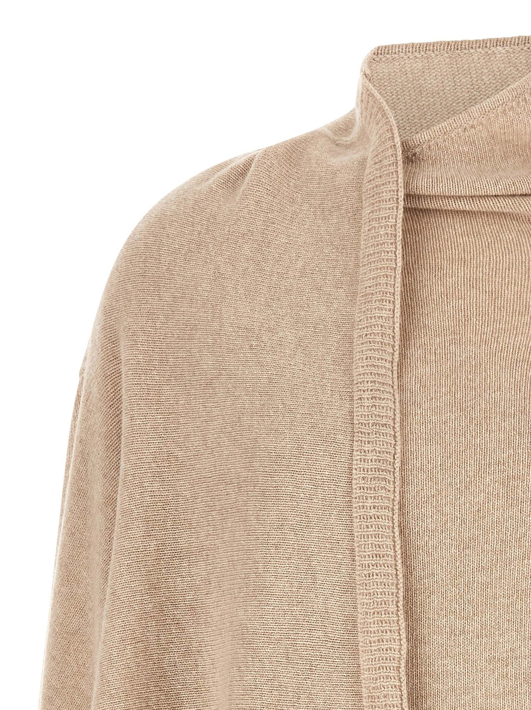 The Attico Sweater With Scarf Maglioni - Beige | 4fca3489cbad028695cdc007c4f03fb1530a47dc