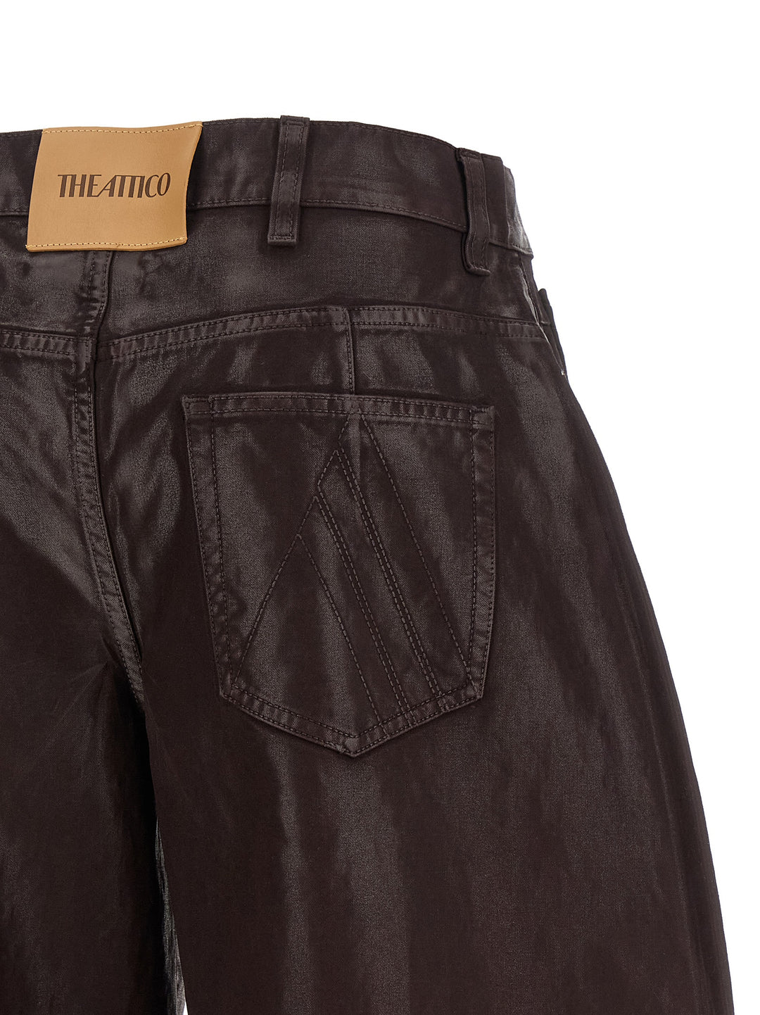 The Attico Cropped Pants Jeans - Viola | b72df3b24b0d643f7e15b2d491737b487a0a8026