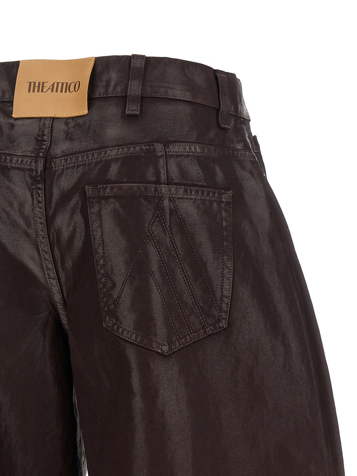 The Attico Cropped Pants Jeans - Viola | b72df3b24b0d643f7e15b2d491737b487a0a8026