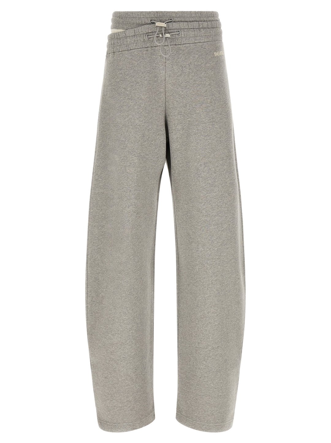 The Attico Asymmetrical Double Waist Trousers Pantaloni - Grigio | 97c60264c23222ed37b80a72e54049bfbf4c69f7