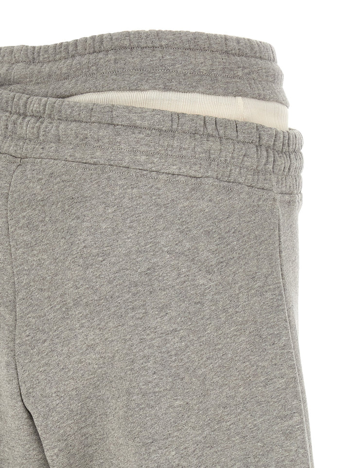 The Attico Asymmetrical Double Waist Trousers Pantaloni - Grigio | 101683f4095e3e110a64631944816529874bb3d5