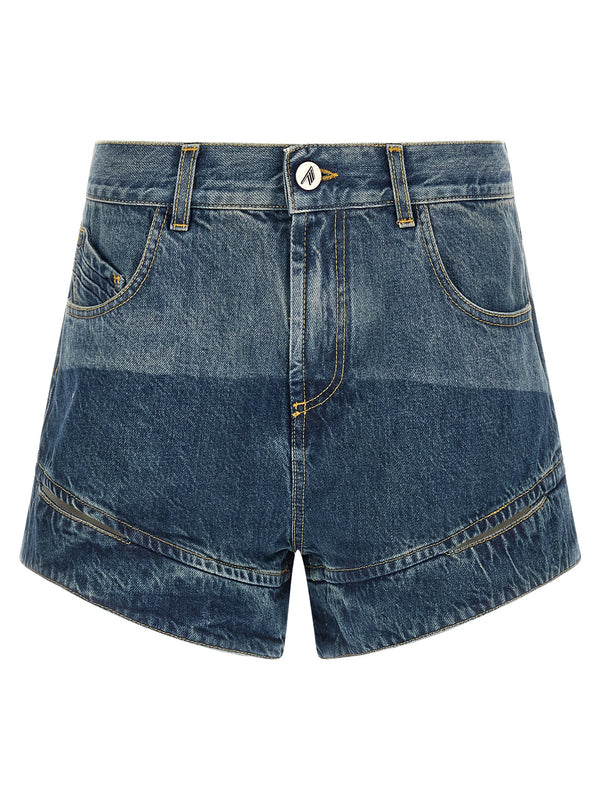 Cut-Out Shorts Bermuda E Short Blu