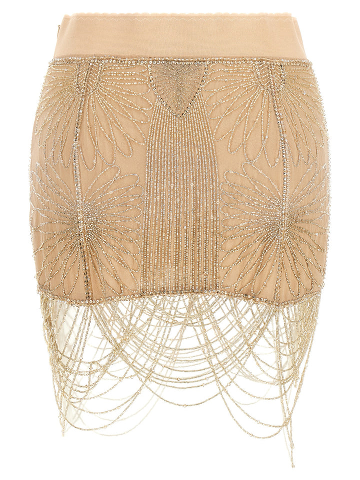The Attico Beads Embroidery Skirt Gonne - Rosa | a63f4bce71dfea4c83e37885b1efe5680b679d20