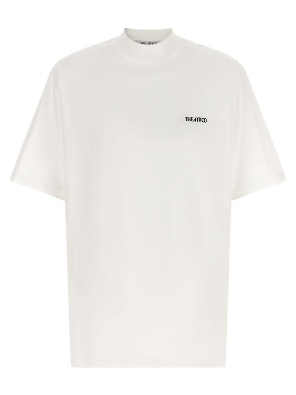 Camiseta de cuello perkins blanca