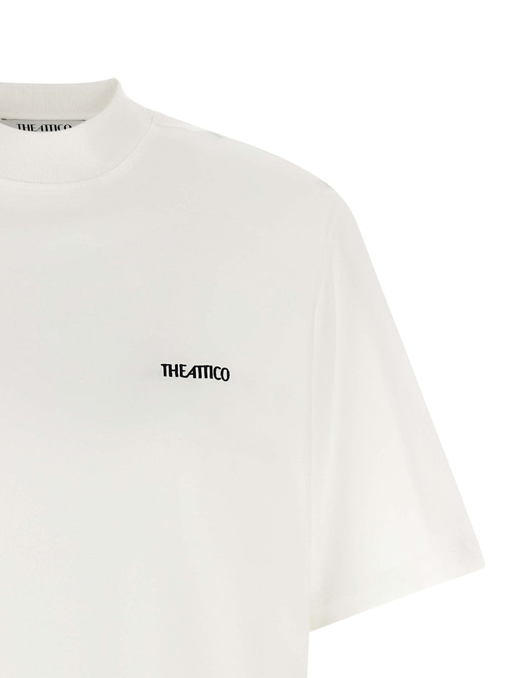 The Attico Mock-Neck T shirt - Bianco | e3d552da41c2de7e9027d55f47ebdd904f8cad51