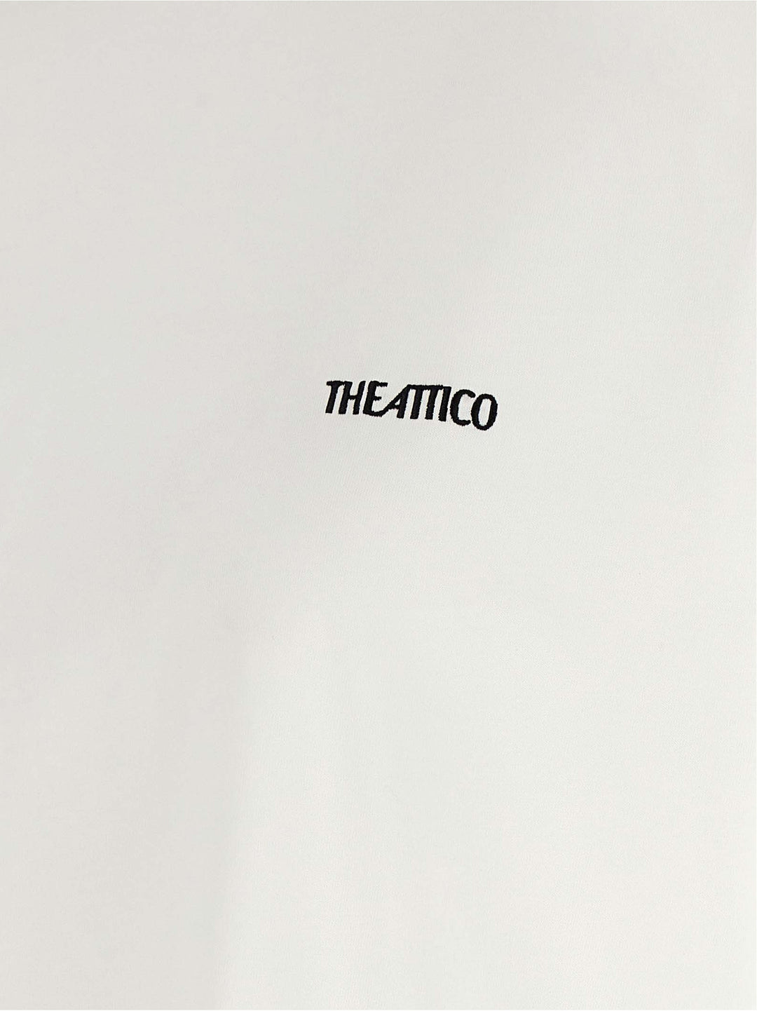 The Attico Mock-Neck T shirt - Bianco | b02655d352afc109bdb4e69ae53000f5aabc385b