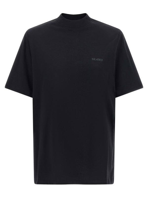 Camiseta de cuello alto negra