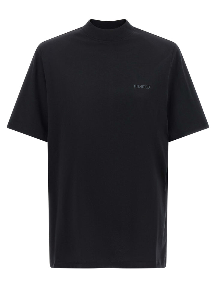 The Attico Mock-Neck T shirt - Nero | 7689e1e70c2aeee9149fcb18ed5a3483504d93df
