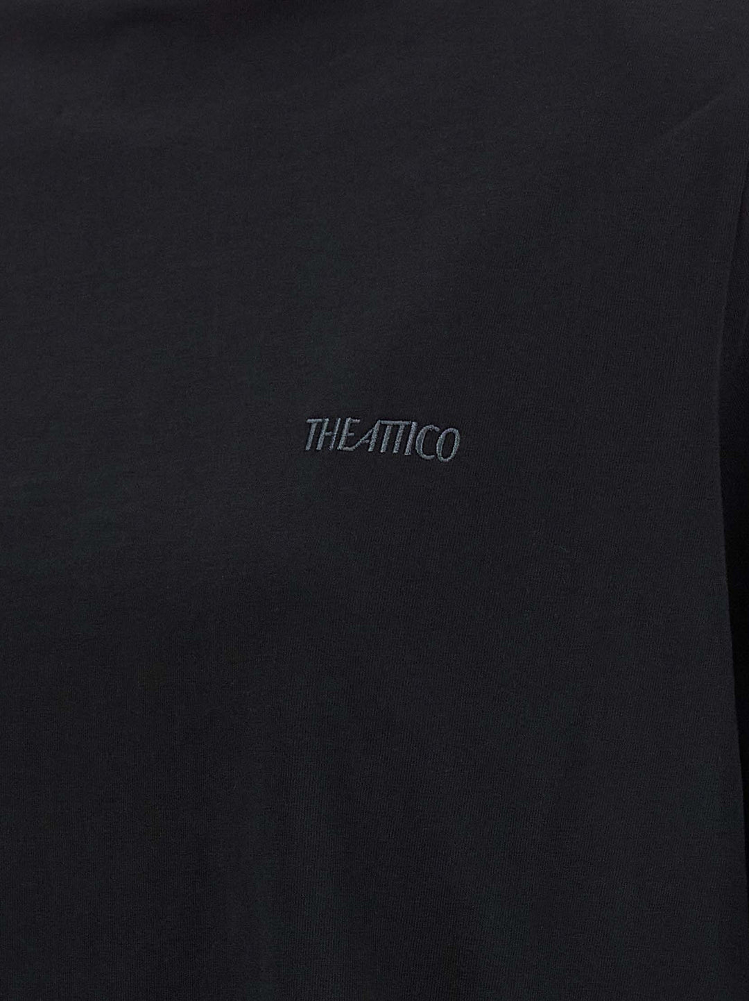 The Attico Mock-Neck T shirt - Nero | c2b365b2c1bcbe3e991007bc7711b459dd7d8d30