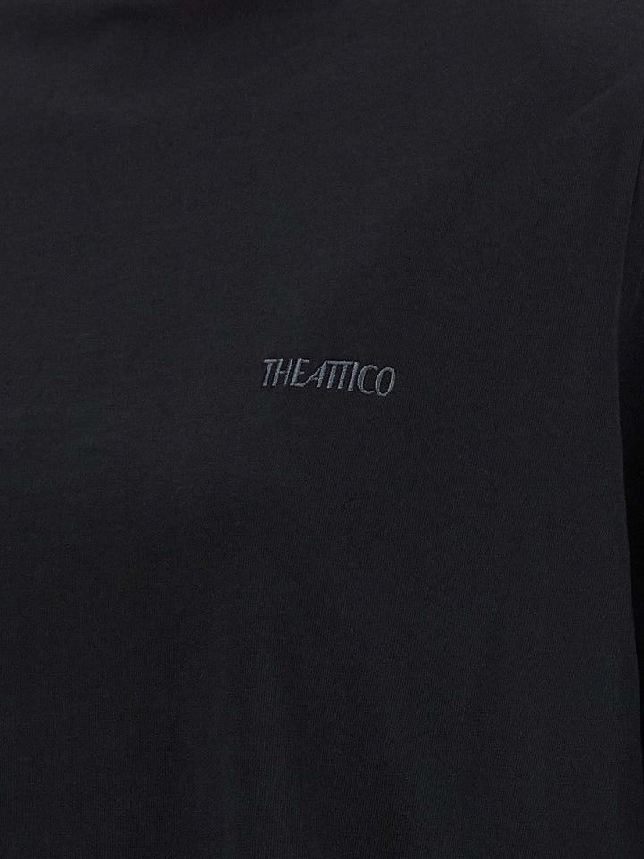 The Attico Mock-Neck T shirt - Nero | c2b365b2c1bcbe3e991007bc7711b459dd7d8d30
