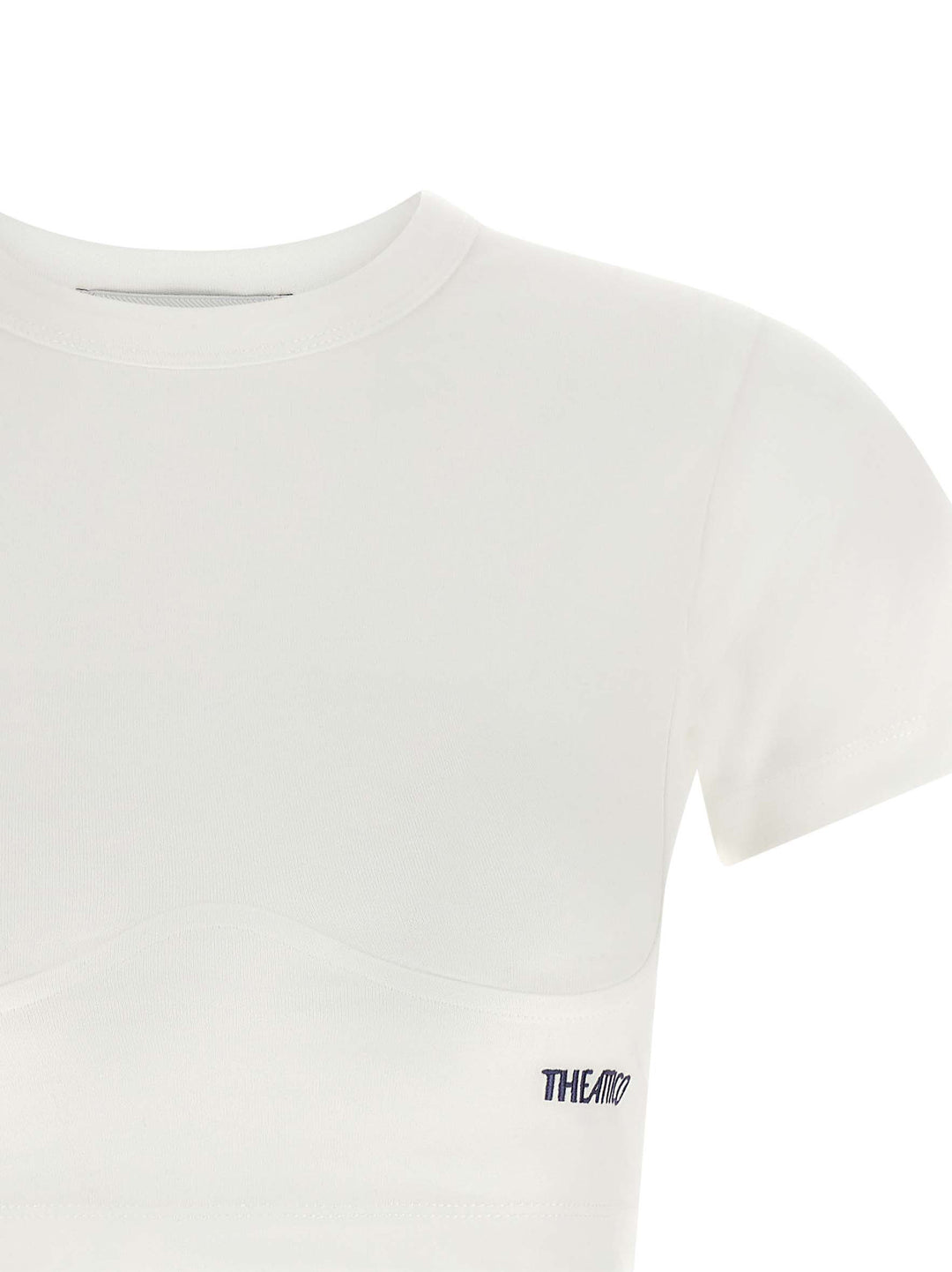 The Attico Bustier Crop T shirt - Bianco | df39e3c5d7ae841b3ef2de6e8aeb21f0cccc389f