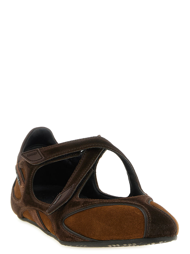 The Attico Floor 01 Flat shoes - Marrone | 60370fa4a6eaf33a357395c94c6309642778f54f