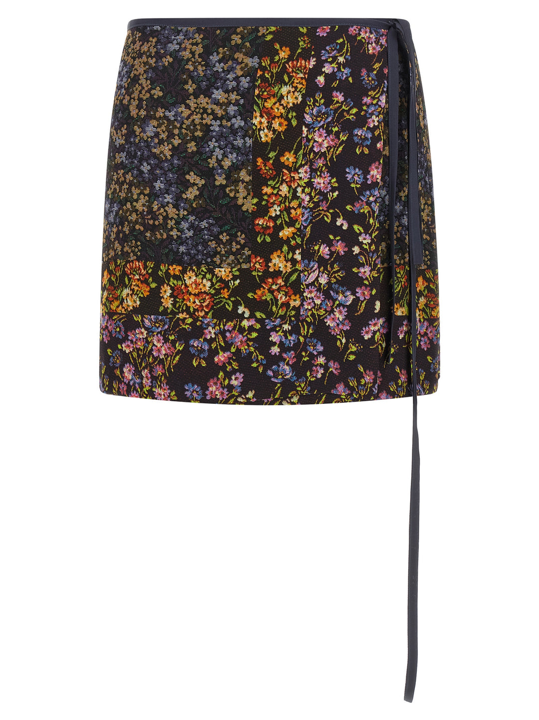 Dries Van Noten  Patchwork Wrap Skirt Gonne - Multicolor | 4b63497e88324041d52ba20a8a3fbe4be9a3c5af