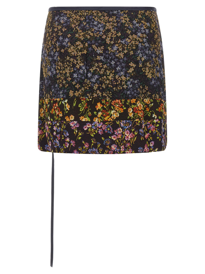 Dries Van Noten  Patchwork Wrap Skirt Gonne - Multicolor | 4b0ccdab01748b7dbf925f9169f772b87145db0a