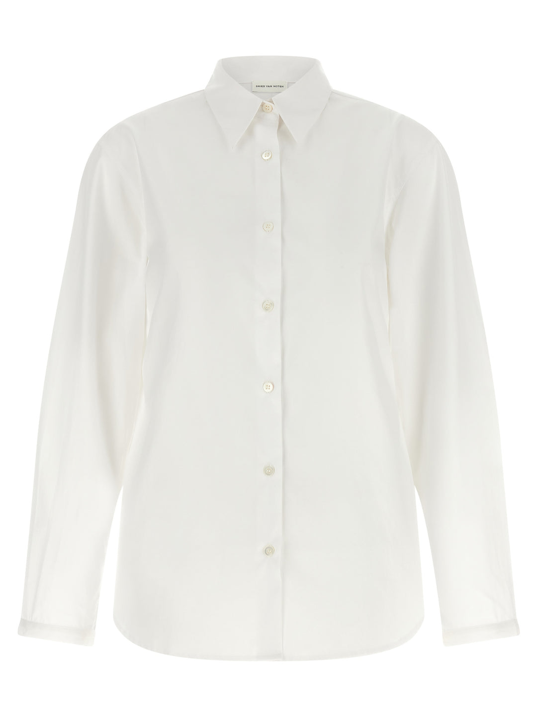 Dries Van Noten  Shirt With Embroidered Cuffs Camicie - Bianco | 53684ab7bb1866668f9029aab14260b2d47cd2d9