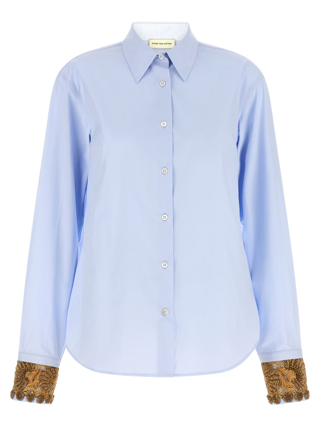 Dries Van Noten  Chloris Camicie - Celeste | 541f150eecb8283a1f3a97f7992bfc3dc54ebe77