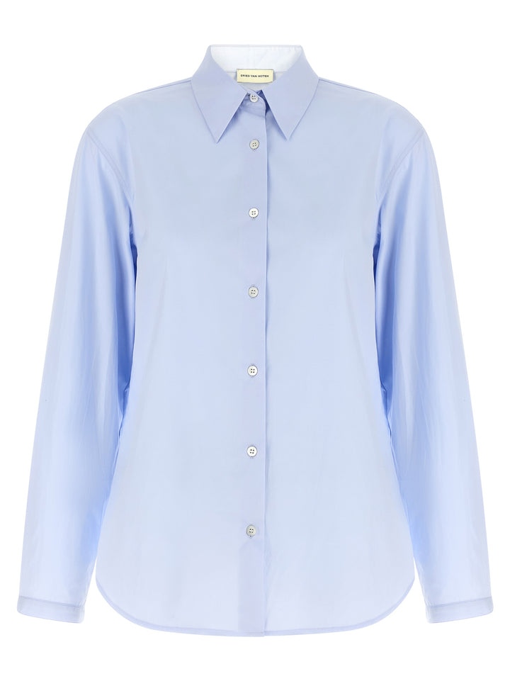 Dries Van Noten  Chloris Camicie - Celeste | 38e94c6941bf0374883ba541d75cc68f8e5a120e
