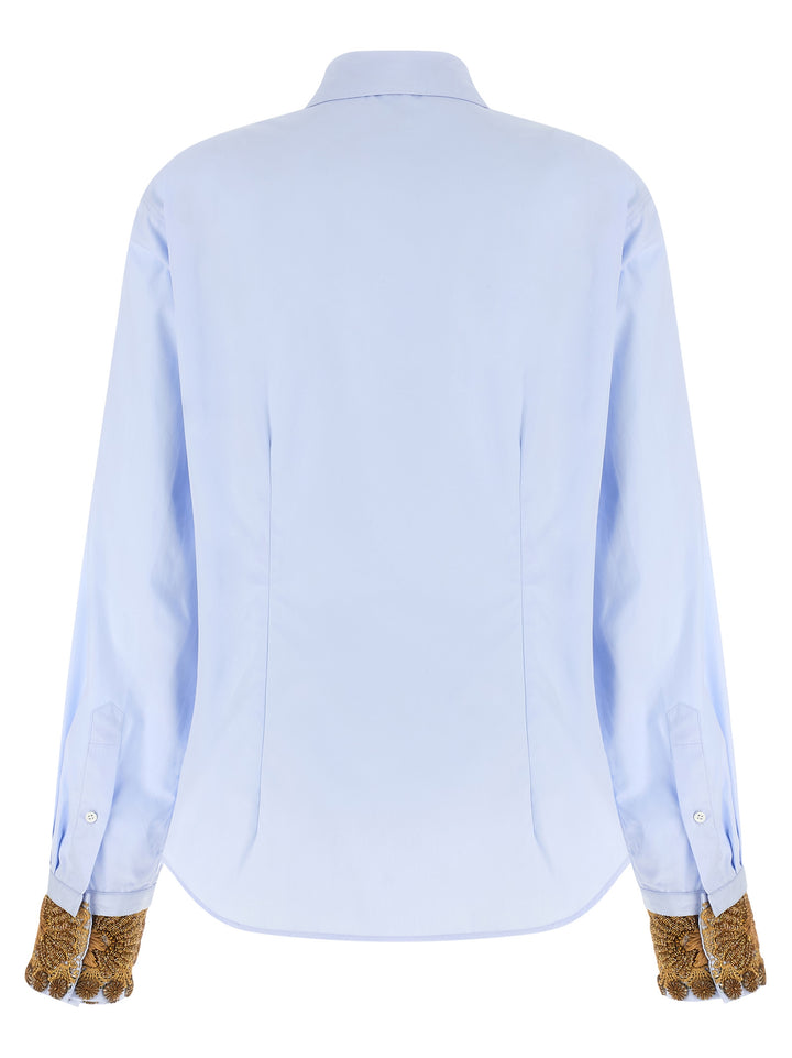 Dries Van Noten  Chloris Camicie - Celeste | bdfcc03e8fa25e16a4041fe2b62127f2c0a7d821
