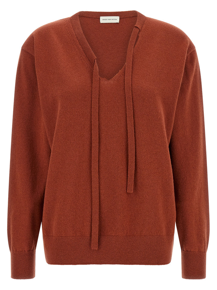 Dries Van Noten  Towie Maglioni - Rosso | 40334b303fdf94025b30b99d5d90ffd2163ffeeb