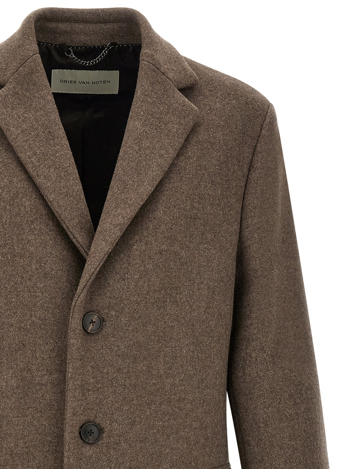 Dries Van Noten  Rustic Trench e Impermeabili - Marrone | 45e0080333c665fca0a60605f25d398dfbb799bf