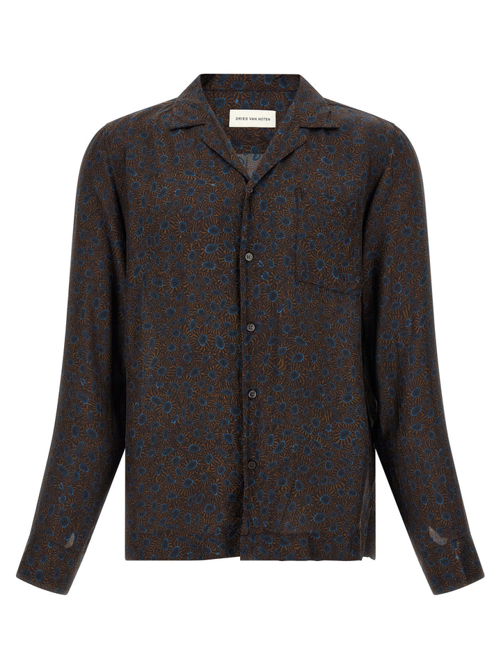 Dries Van Noten  Carlty Camicie - Marrone | 2d7bcfbdeaa23c39f33b21f91f4a6f0ac234f038