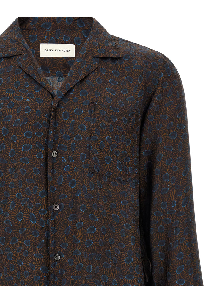 Dries Van Noten  Carlty Camicie - Marrone | d400dbad05415be98f65fa69a81a5bb15040a078