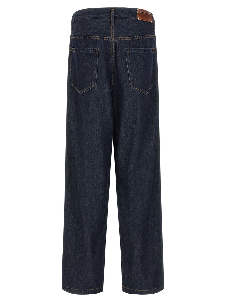 Dries Van Noten  Penning Jeans - Blu | 0756cd9dd02ca77adb978ad9291992cfa91ce5fa