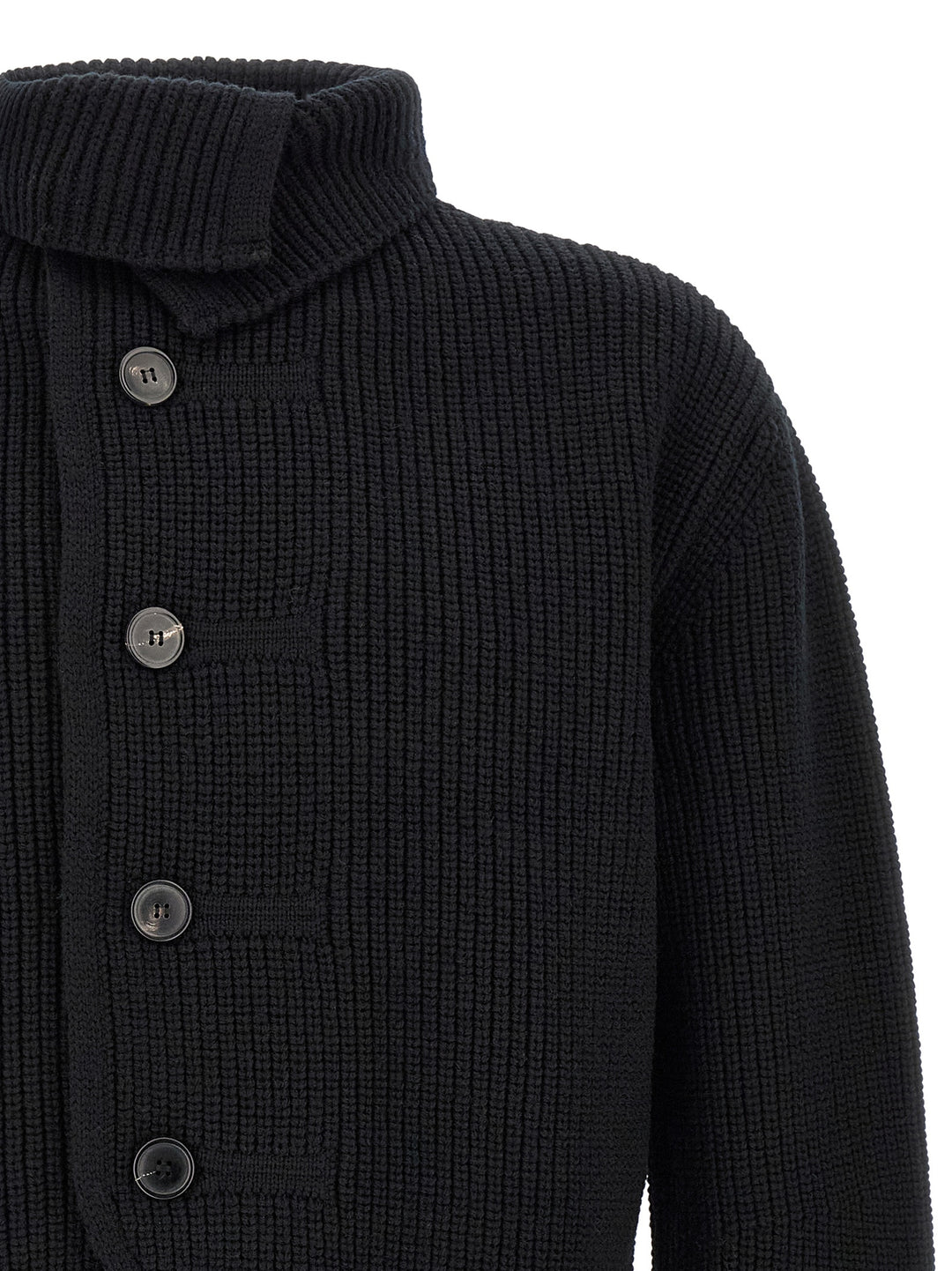 Dries Van Noten  Marino Maglioni - Blu | 71e027463d53377890aae13b7a3a8662fbb8f322