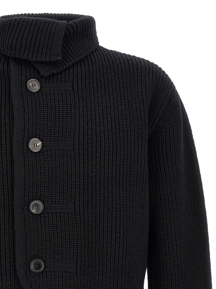 Dries Van Noten  Marino Maglioni - Blu | 71e027463d53377890aae13b7a3a8662fbb8f322