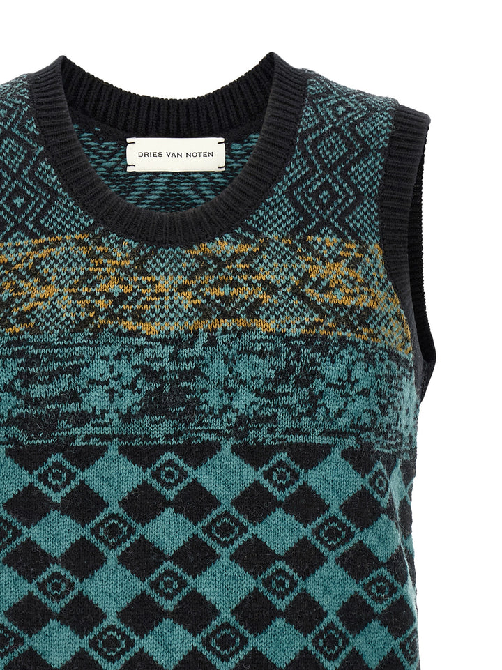 Dries Van Noten  Mahoba Maglioni - Multicolor | 9b18f6123b96ab1020839dccc87ba5be6ada5444