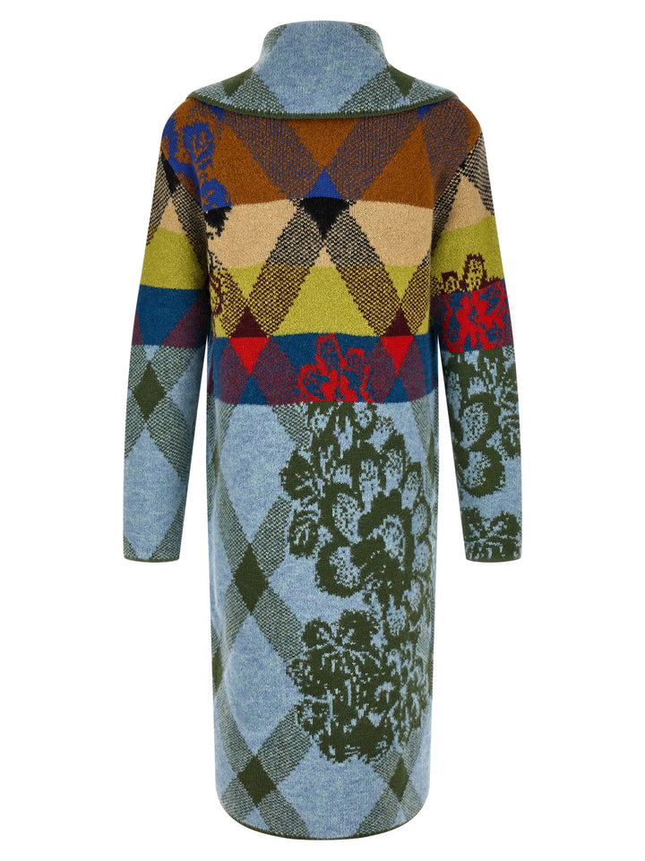 Dries Van Noten  Patchwork Intarsia Cardigan Maglioni - Multicolor | 59d45e217f6835039067fdcd214c116cdc2846d3
