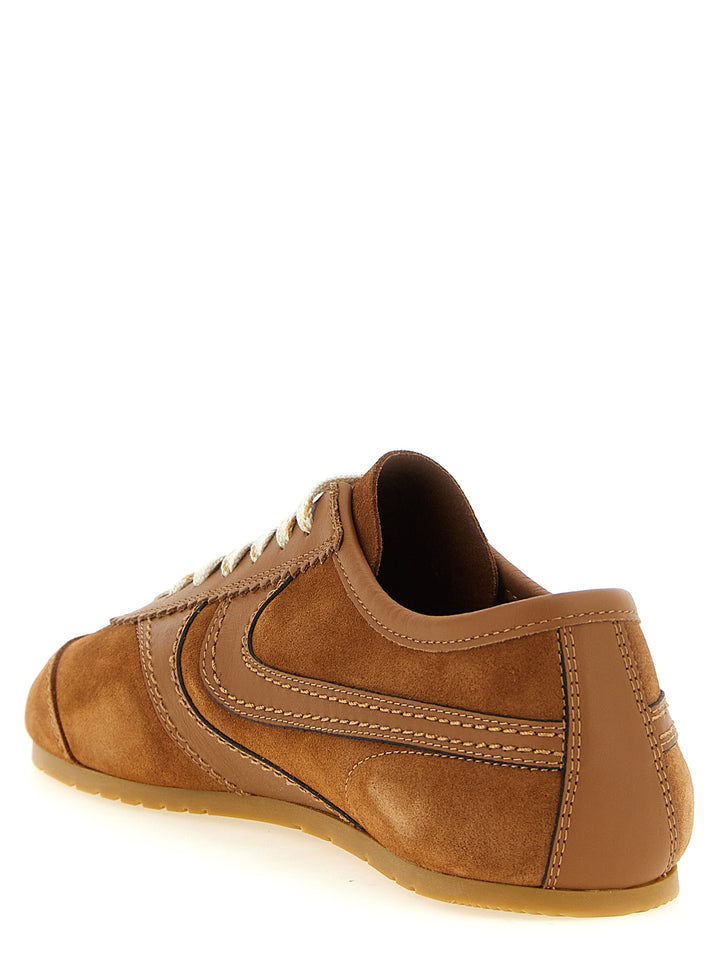 Dries Van Noten  Suede Sneakers - Beige | a5b1fefb3d192889a2f97de638bc6d1b08138ac3