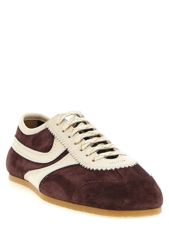 Dries Van Noten  Suede Sneakers - Bordeaux | f1edfc14433cc3f93f900d85c16ca9d76a5795d5