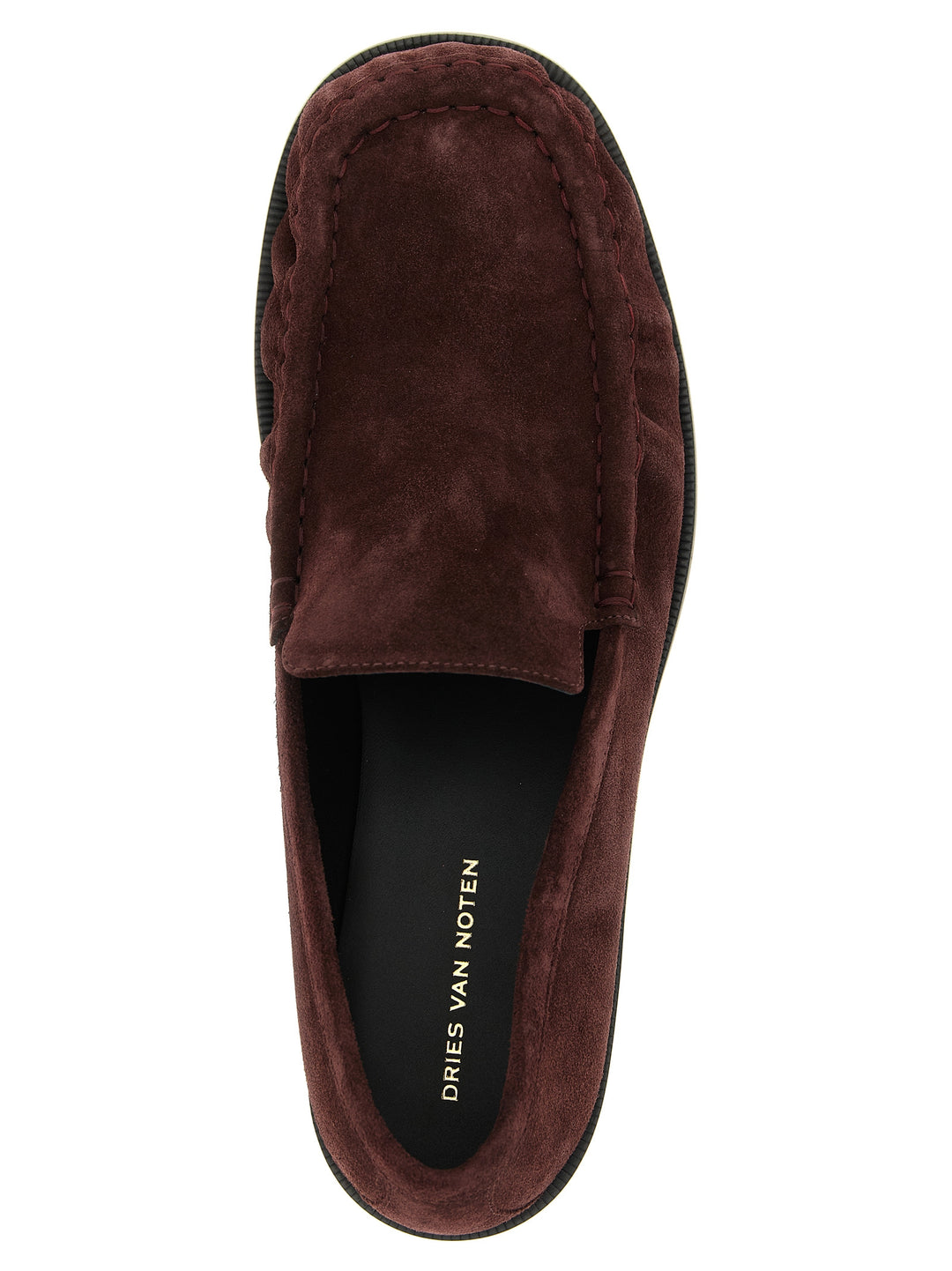 Dries Van Noten  Suede Mocassini - Bordeaux | 9a4bc31fa33b334783ff90906865e7dce87ee524