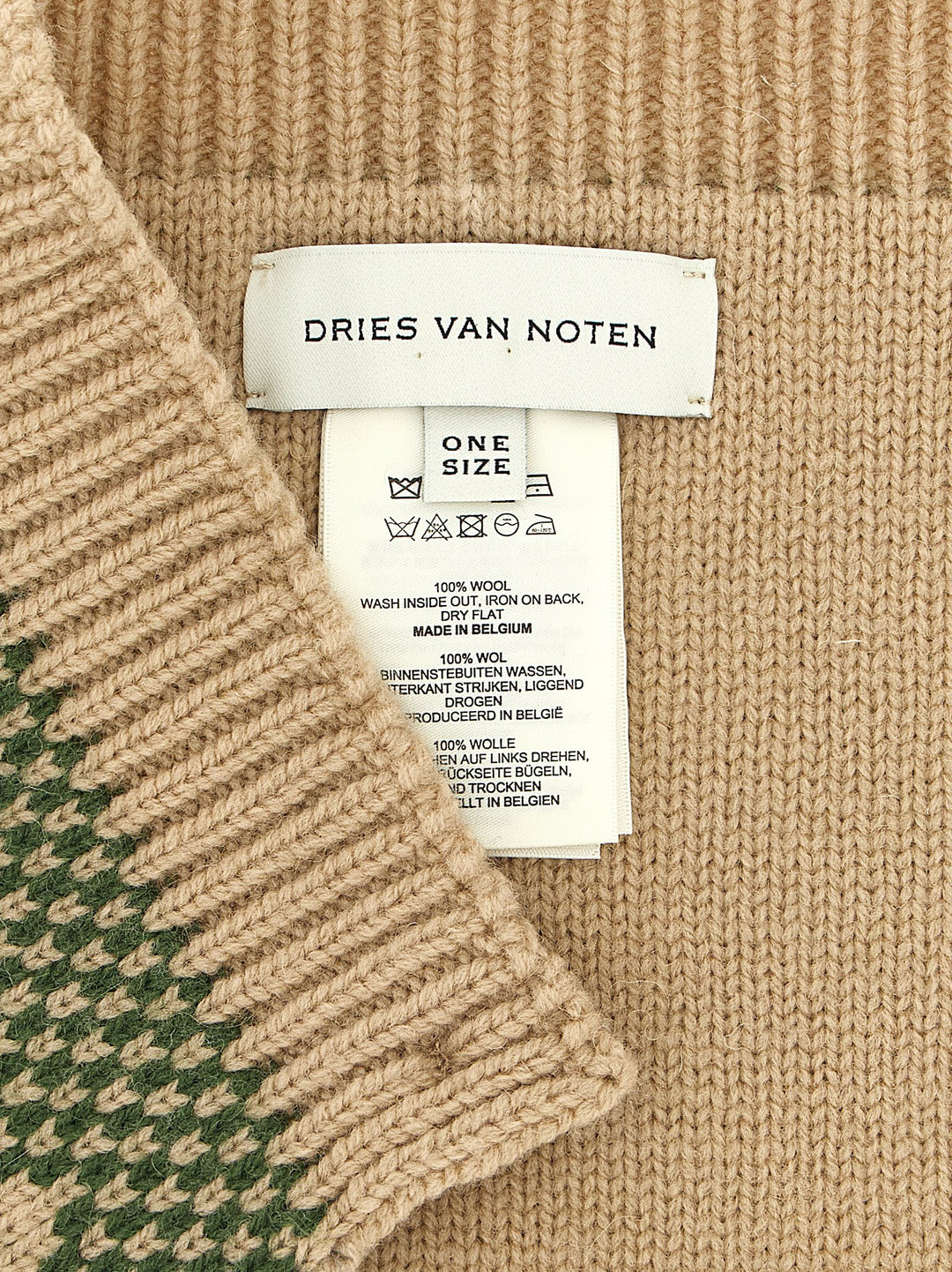 Dries Van Noten  Martim Sciarpe - Beige | 1cc13b2102a441fca659d3e0c3afa0b08eb9f289