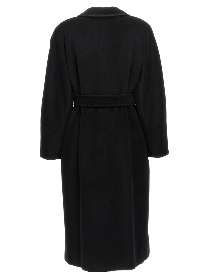 Max Mara Madame - 101801 Icon Coat Trench e Impermeabili - Nero | 23586312c152aebe0a623f7f41b0e0f89200a746