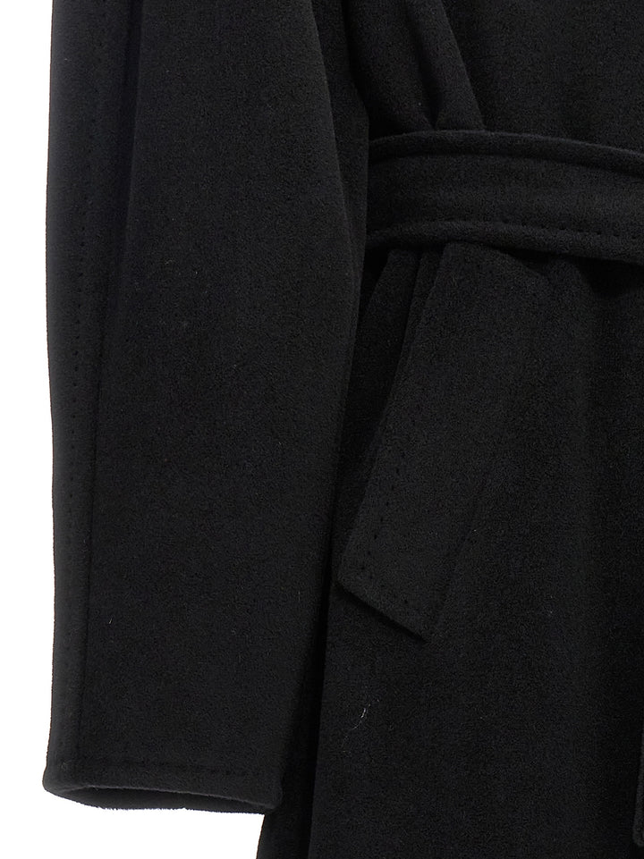Max Mara Madame - 101801 Icon Coat Trench e Impermeabili - Nero | c680833464d2be6b15c17cf983830522e7b09226