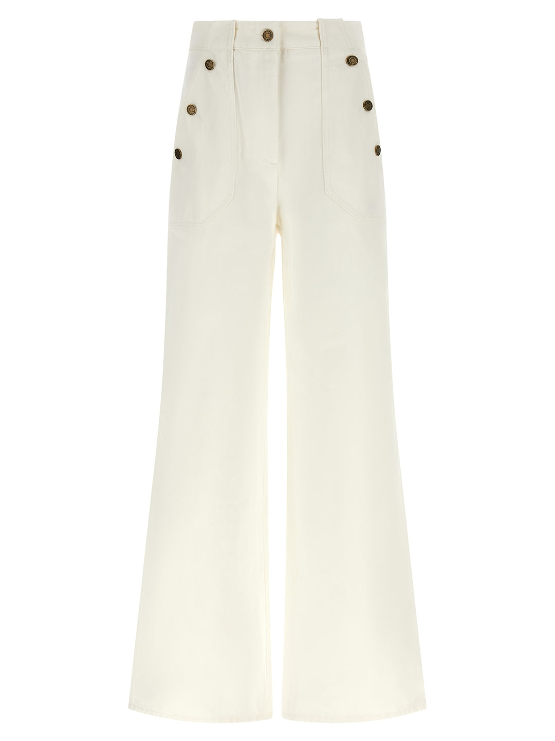 Max Mara Mxmbadesse Pantaloni - Bianco | aa6ba65947d2e26b8eeb89c775dd9f5ce485a002