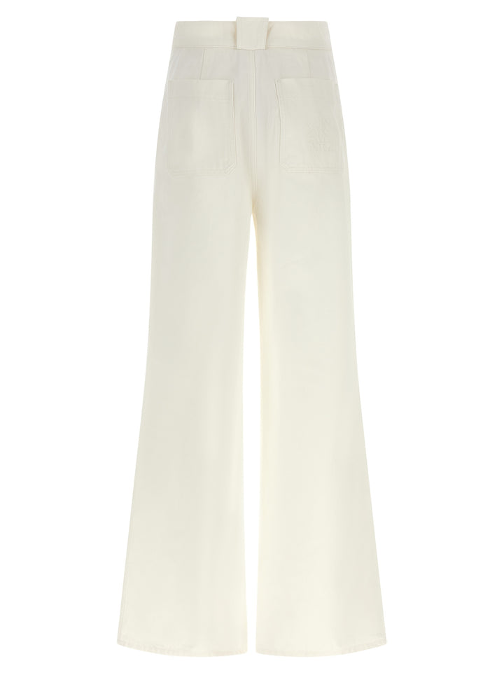 Max Mara Mxmbadesse Pantaloni - Bianco | cda4635e2e181d3bd29d183abf9029d381e301c7